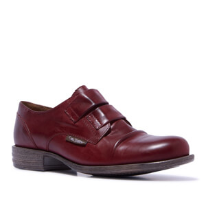 Carl Scarpa Gabbi Bordo Leather Loafers